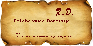 Reichenauer Dorottya névjegykártya